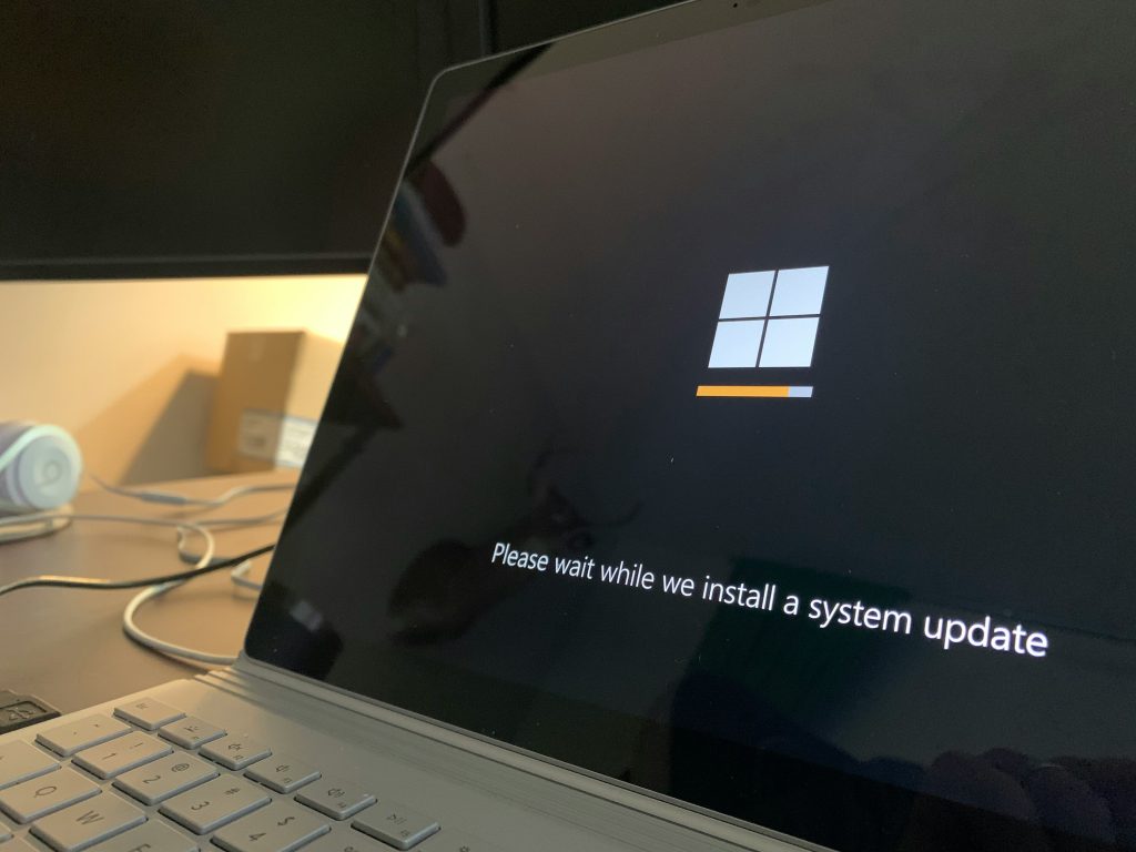 speed up a slow laptop with updates and restart habits