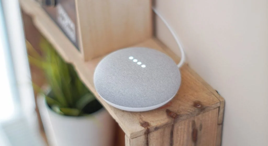 App controls used to improve smart speaker privacy and review voice history